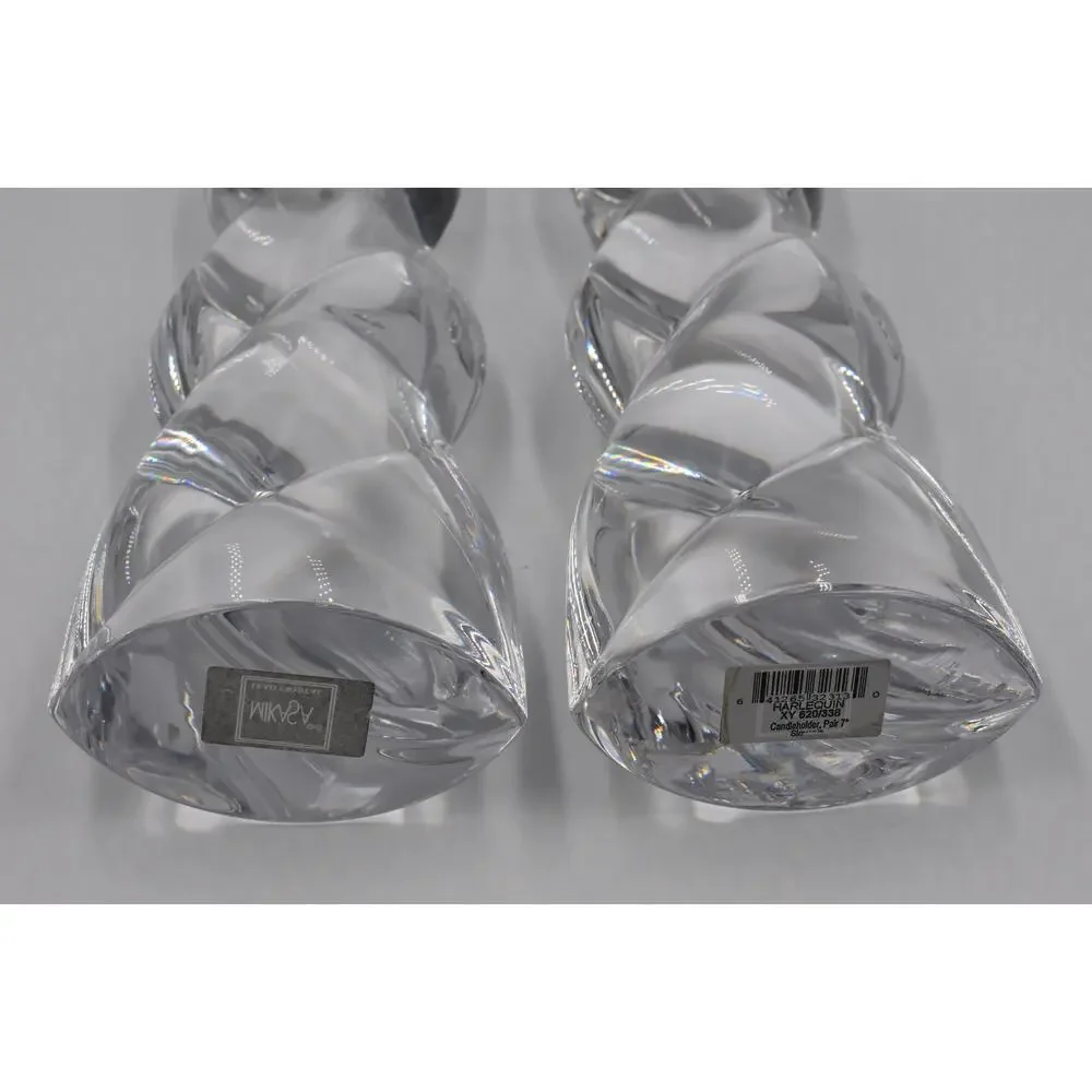 Vintage Mikasa Harlequin Twist Crystal 7